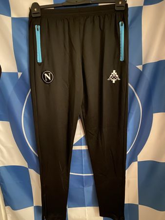 SSC Napoli Kappa Trainingshose, schwarz, Grösse L