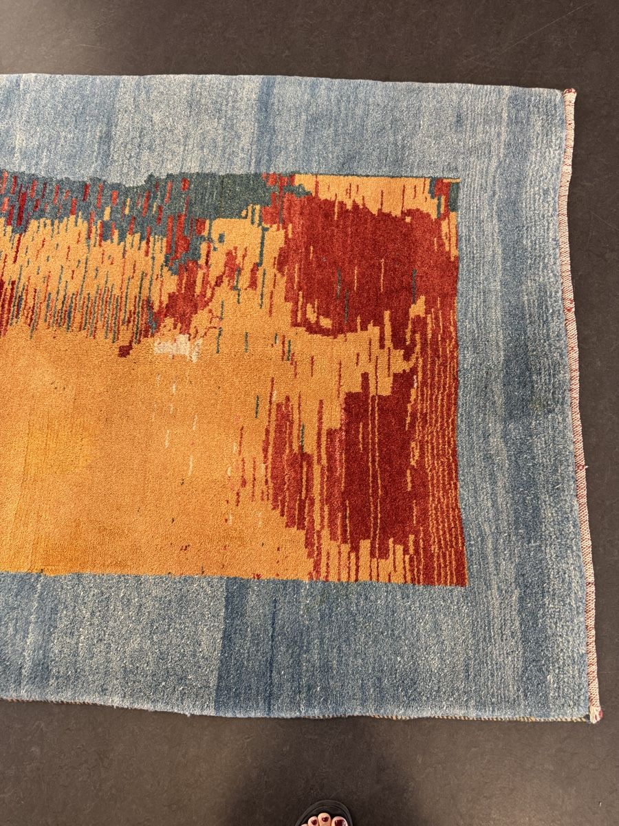 Tapis: Gabbeh Orange/Blau – D'occasion à Liestal par galerie_nategh 3