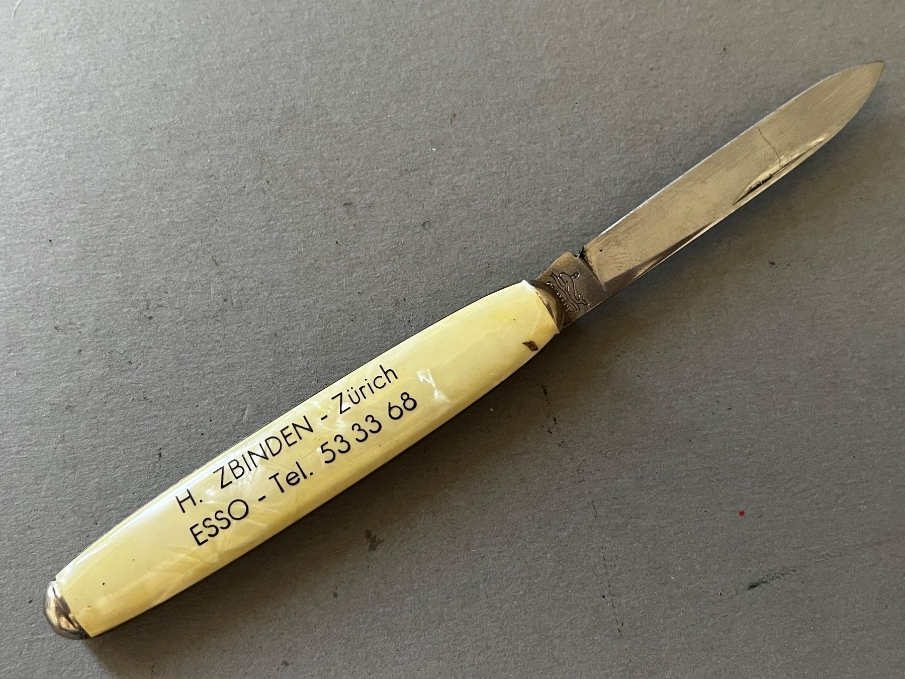 Couteaux de poche: Altes Sackmesser Richartz/Solingen 77 mm - ESSO – D'occasion à Zürich par FV.vintage 3