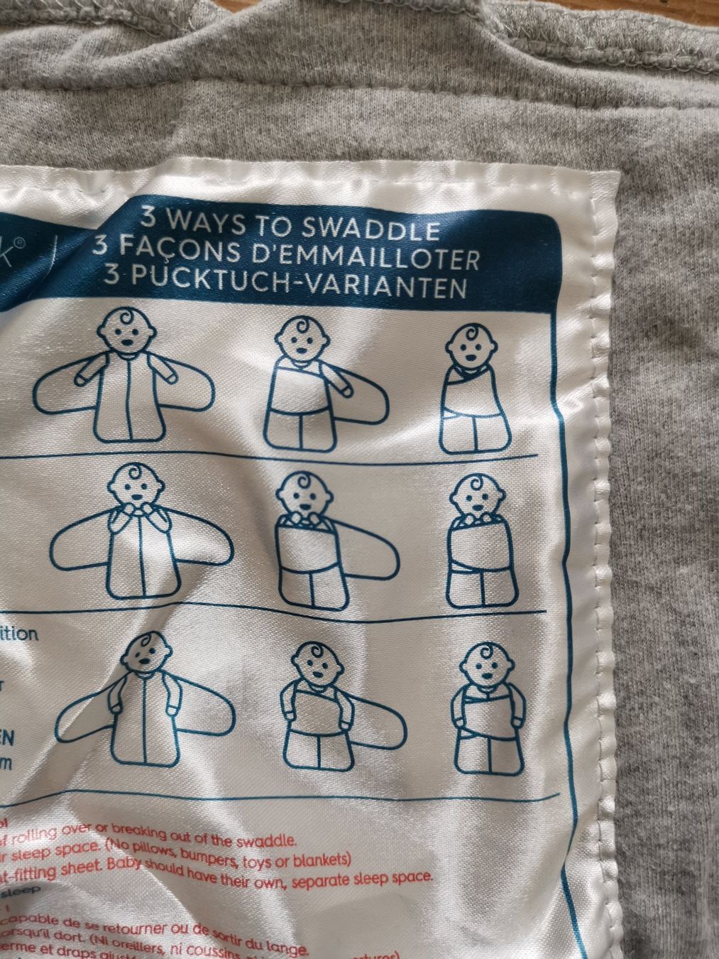 Schlafsäcke: Schlafsack HALO swaddle grau 0-3 Monate – Gebraucht aus Lufingen von Velutluna 2