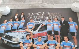 Seltene Gewiss-Bianchi Radsport Poster 1989
