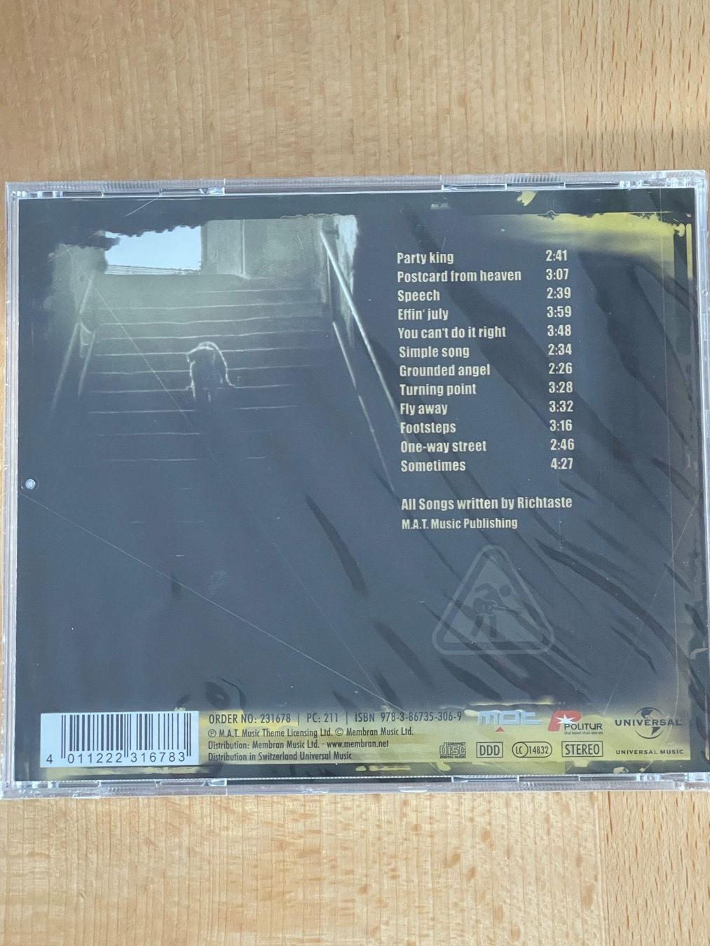 CD: Richtaste – Nuovo e nell'imballaggio originale da Rüti ZH venduto da alumedien 1