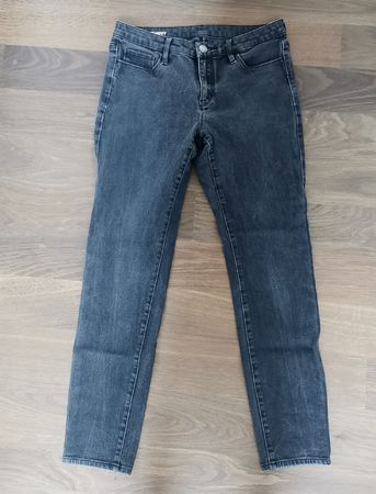 Schicke graue Skinny Jeans, Gr. 26