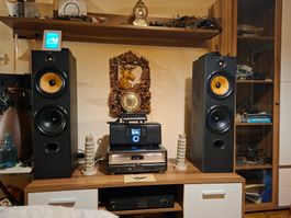 Technics SA-TX50 THX Receiver Bowers & Wilkins Boxen DM603