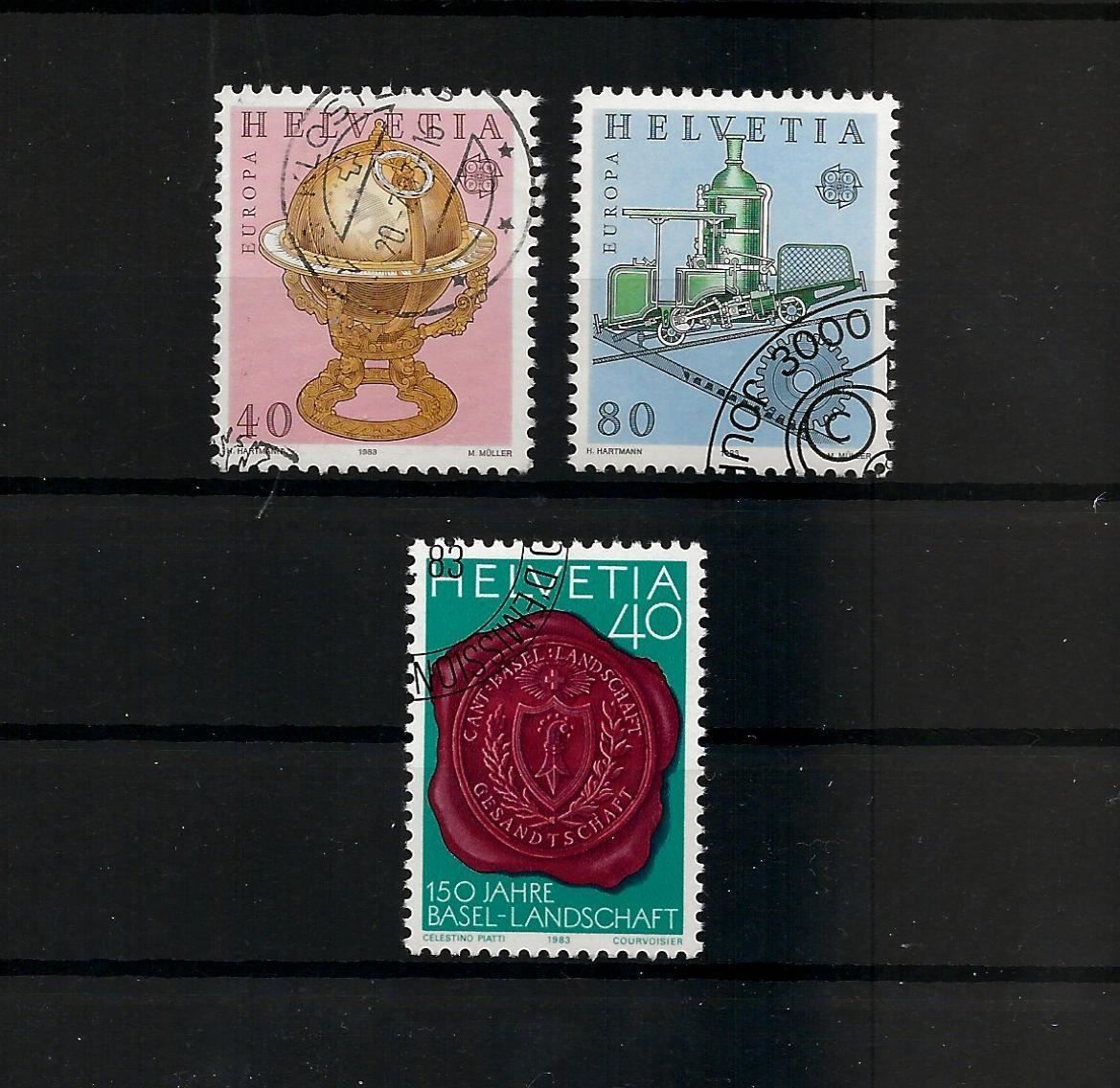 Tous les timbres: SUISSE 1983 Europa + 150 ans Bâle – D'occasion à Bussigny par jacky1953