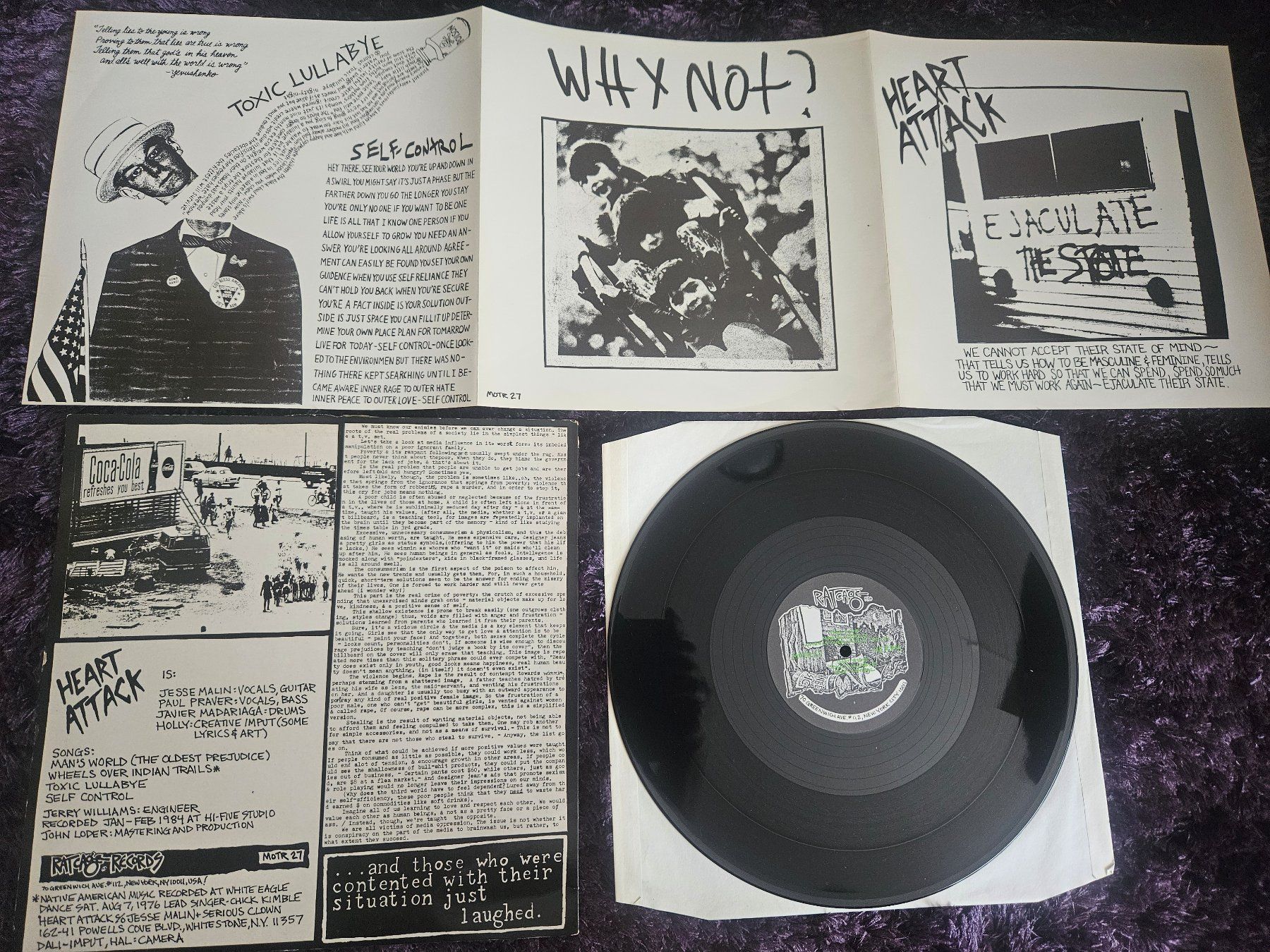 Dischi in vinile: Heart Attack ‎– Subliminal Seduction – Usato da zürich venduto da ultraviolet 1