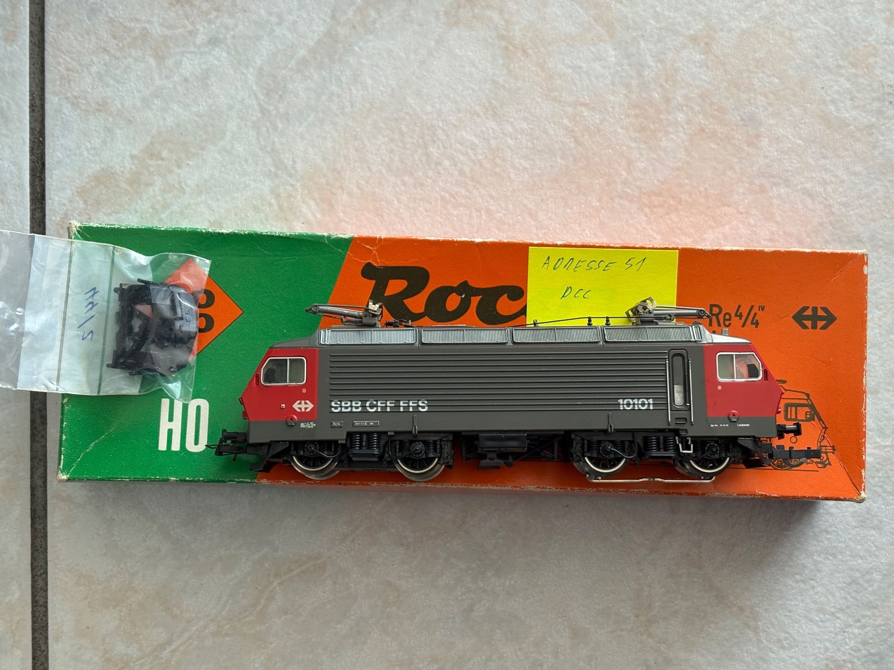 Roco Modellini di ferrovie: Roco 14178 Elok Re 4/4 SBB 10101 Digital DCC – Usato da Hauterive NE venduto da eriamch 2