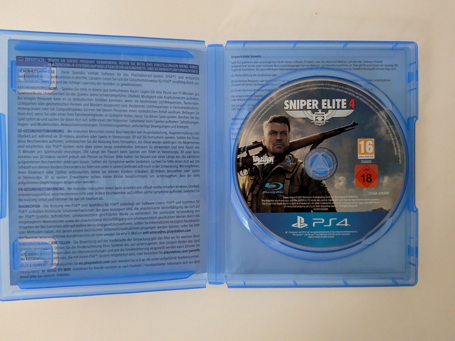 Sony Jeux: Playstation 4 - Sniper Elite 4 ab 1Fr – D'occasion à Kappel SO par Knoggaz 1