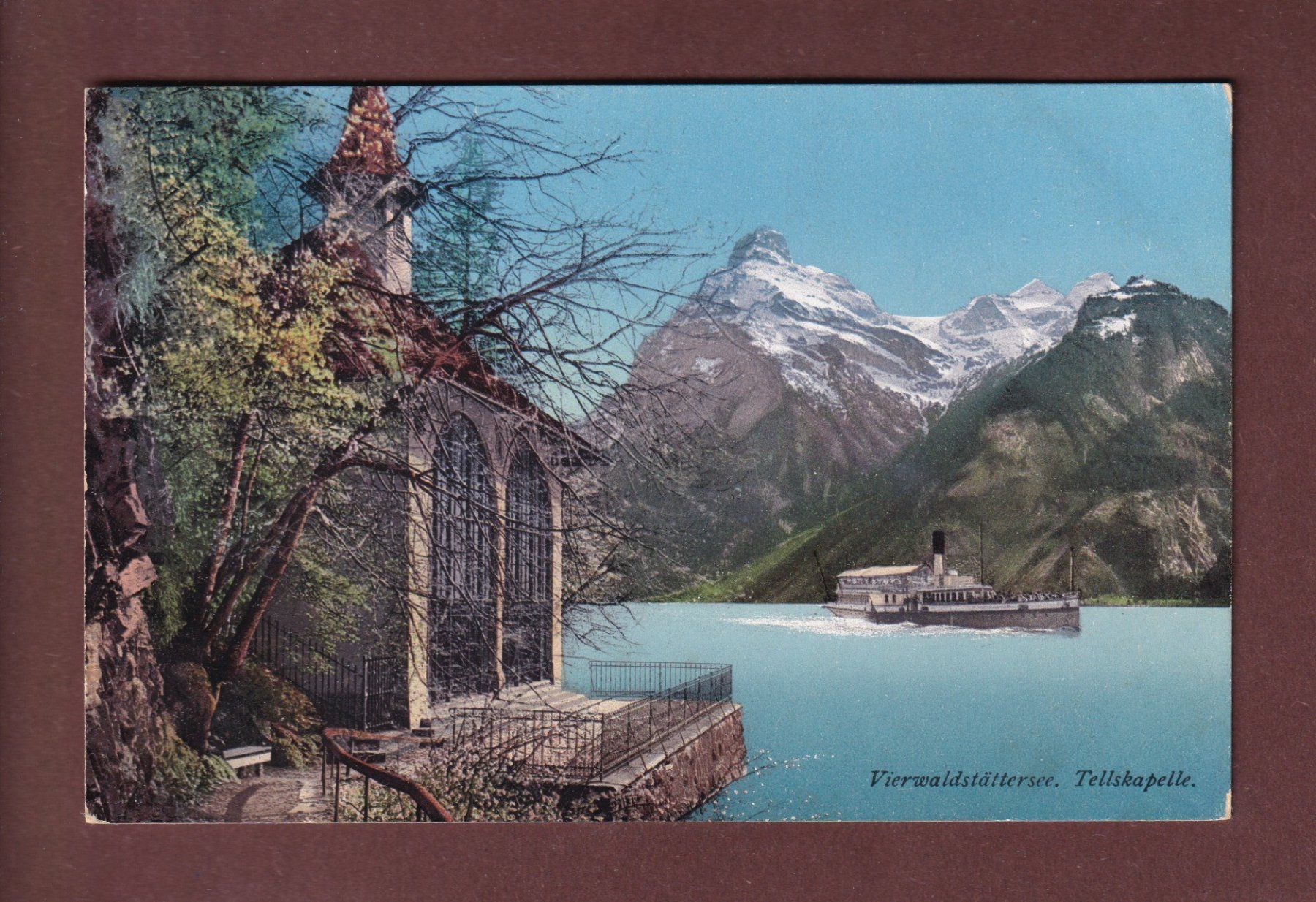 Cartoline postali: TELLSKAPELLE - Schiff – Usato da Pully venduto da nicecards-shop