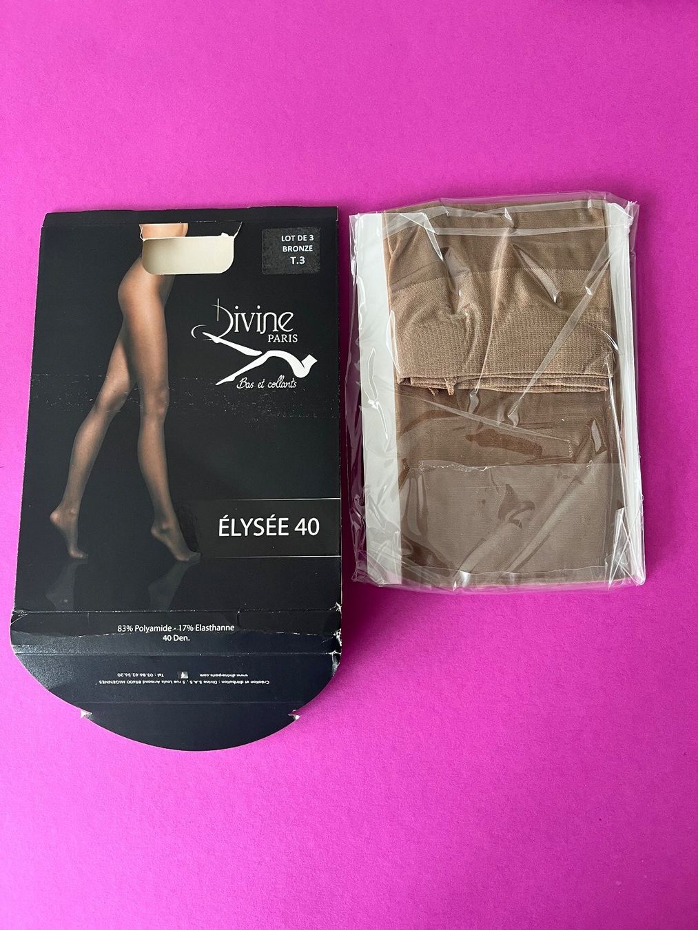Calze & Collant: Strumpfhose Élysées 40, Divine Paris, Grösse M, Bronze – Nuovo e nell'imballaggio originale da Rudolfstetten venduto da gst_g7xl 2