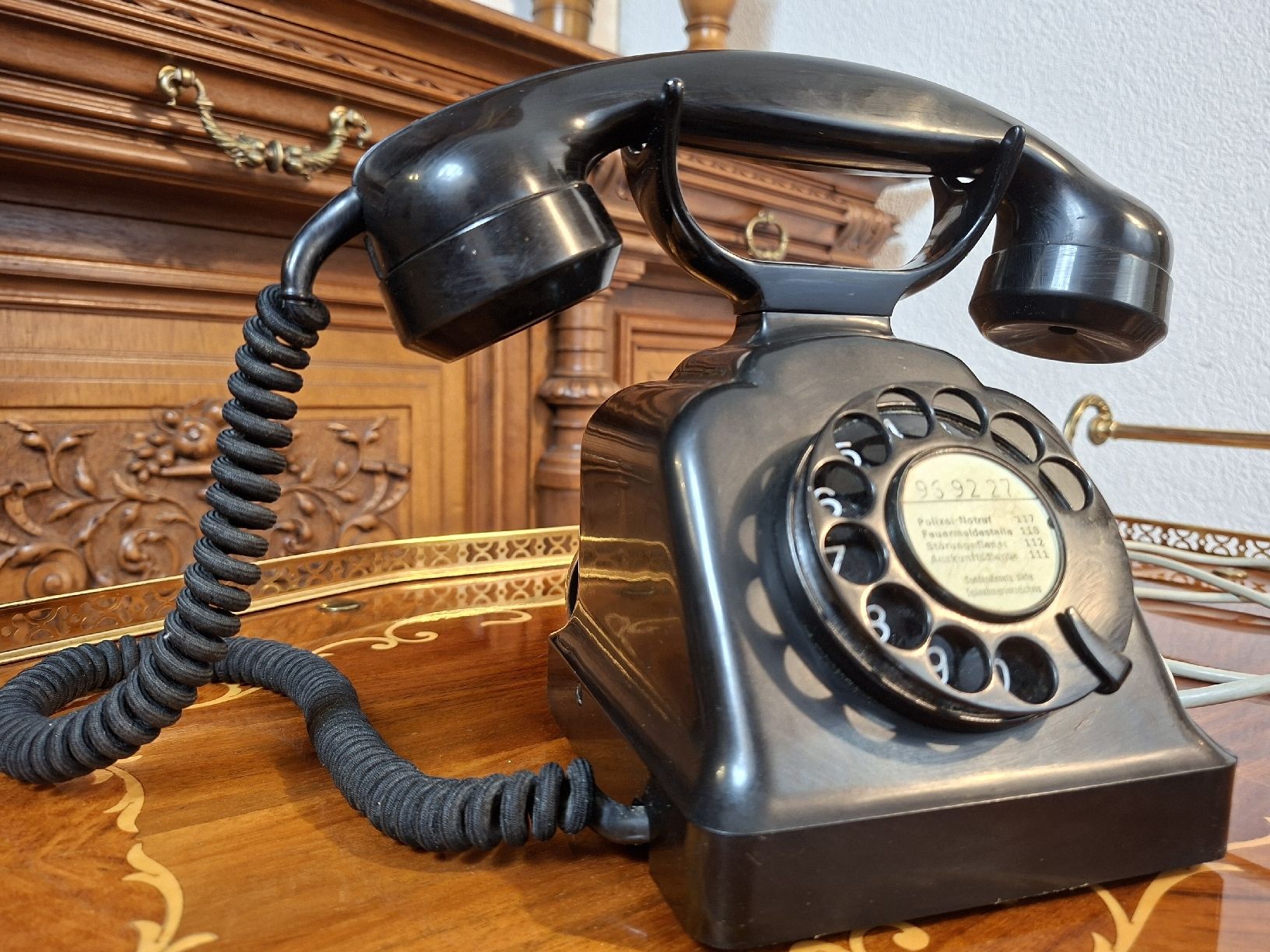Telefoni:  Antikes Schweizer Bakelit Telefon PTT Modell 29  – Usato da Steffisburg venduto da ZeitReise_ 1