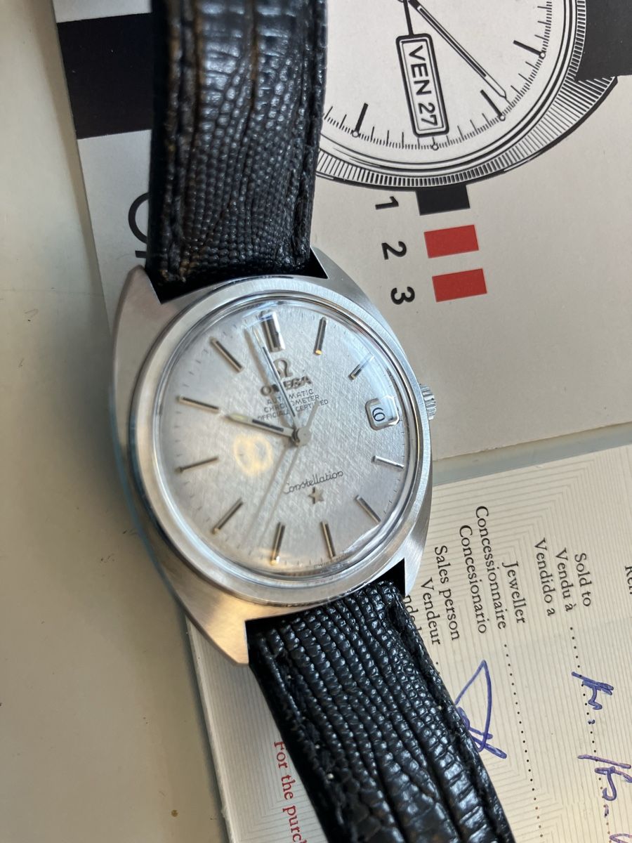Omega Montres: Omega Constellation Automatic Chronometer Herren Uhr mit Pap – D'occasion à Jonen par ursi161066 8