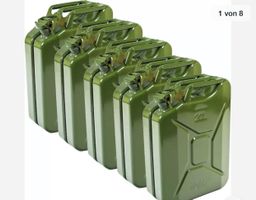 +5x Oxid7® Metallkanister Metall Benzin