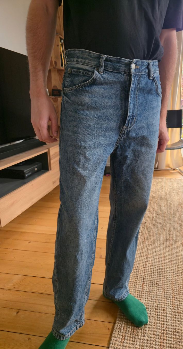 Pull&Bear Jeans: Jean Baggy Pull&Bear bleu – Usato da Neuchâtel venduto da ces_9prj 1
