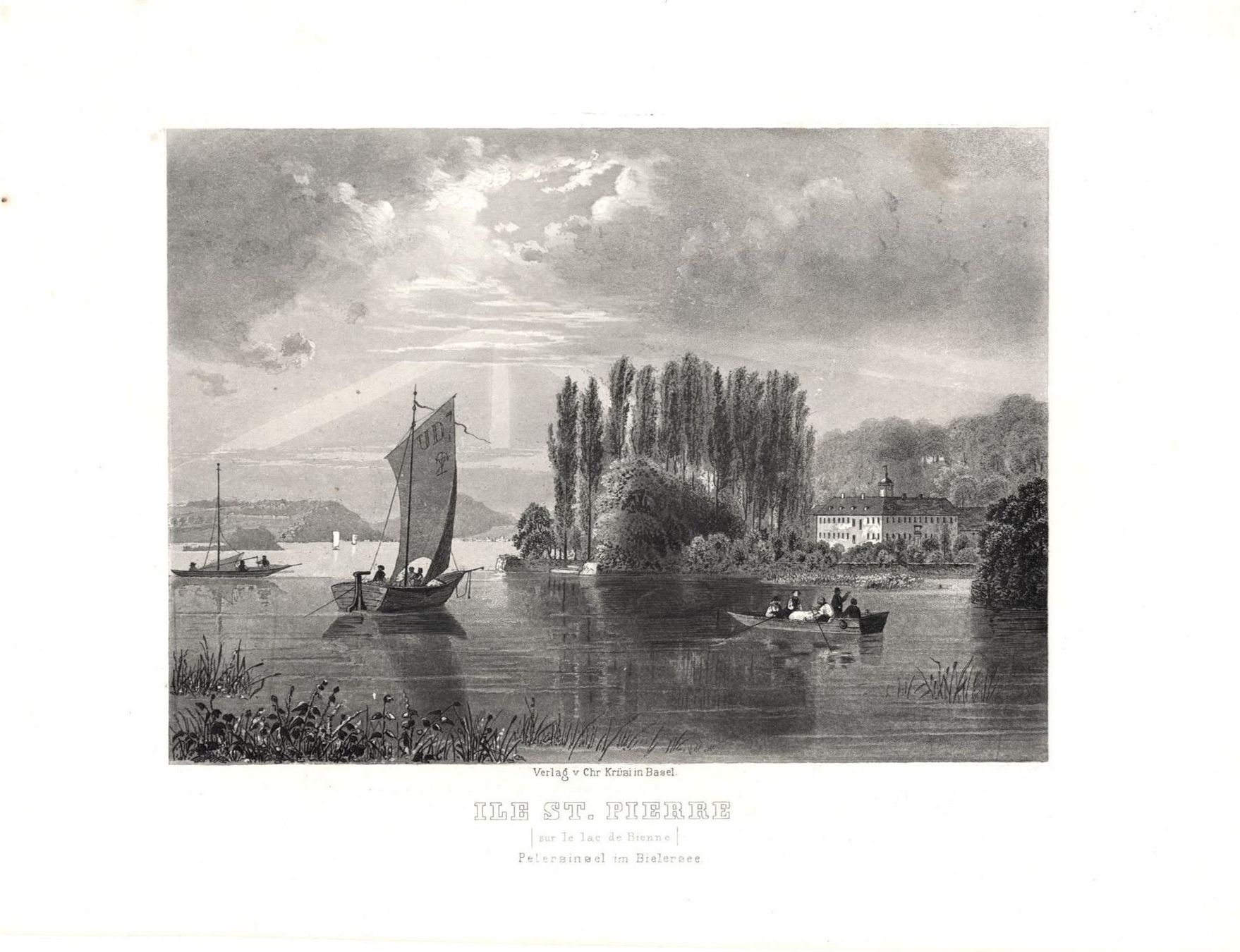 Gravures: Petersinsel Aquatinta – D'occasion à Rafz par Helvet32