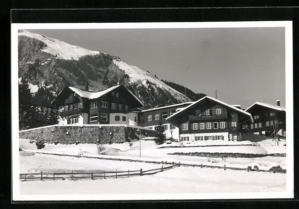 Cartoline postali: AK Lenk, Ortspartie im Winter – Usato da Berlin venduto da bartko-reher