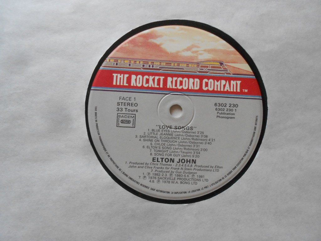Dischi in vinile: ELTON JOHN  -  LOVE SONGS – Usato da Bex venduto da Giorgiob 2