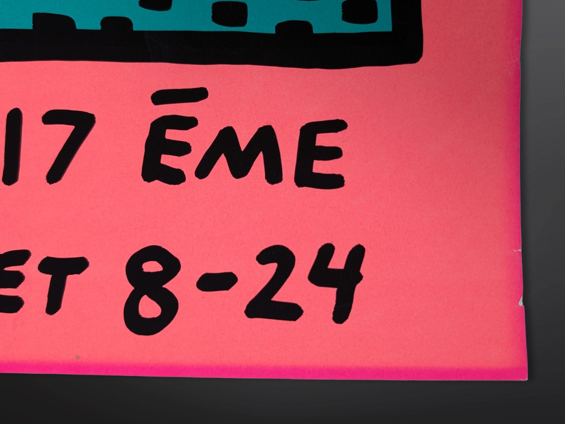 Foto & Immagini: Original Poster Keith Haring, 1983, gerahmt – Usato da Suhr venduto da Restwert_Suhr 5