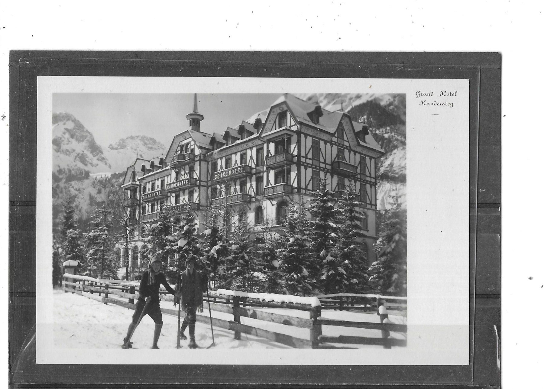 Ansichtskarten: BE Kandersteg Grand Hotel – Gebraucht aus Schocherswil von Wilare