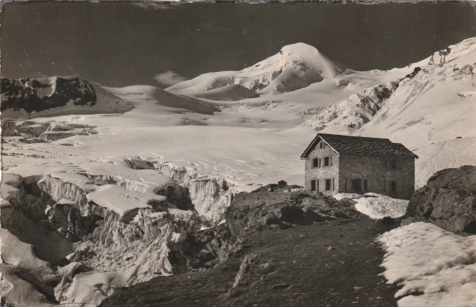 Cartes postales: Saas Fee Restaurant Langefluh – D'occasion à Rorschacherberg par fratovi2