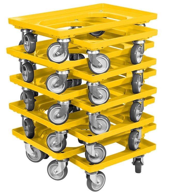 Logiplast 5er-Set Transportroller Für Kisten 60x40 Produktbild-Vorschau 2