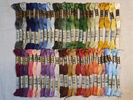 DMC Stickgarn Mouliné –  50er Pack – Sticktwist (Los A3)