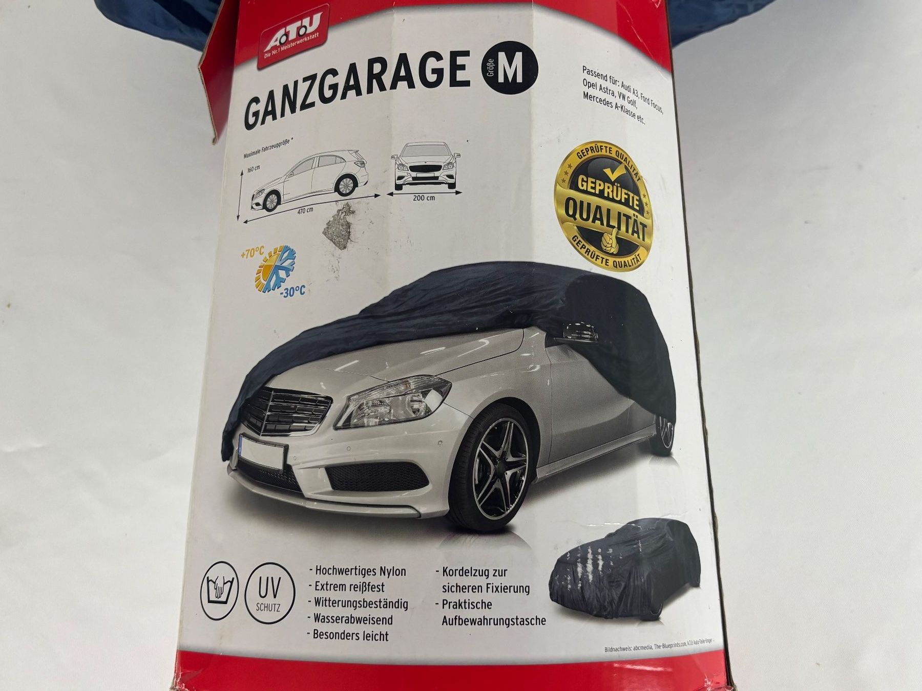 Abdeckhülle: Ganzgarage Autoabdeckung Gr. M – Gebraucht aus Wettingen von Wendemarket 1