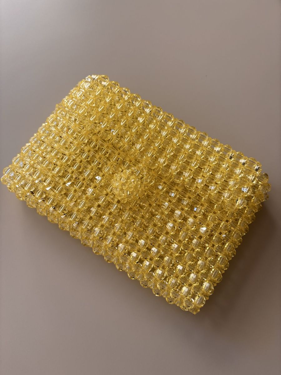 Borse da donna: Handmade Perlen-Handtasche Gelb – Nuovo (secondo la descrizione) da Horgen venduto da tha_h6cv 1