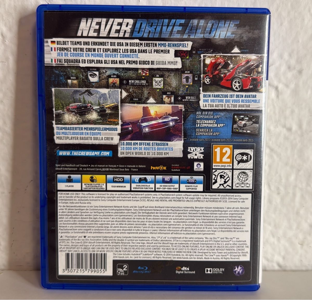 Sony Giochi: The Crew PS4/PS5 - Game disc and case – Usato da Ehrendingen venduto da bubulence 1