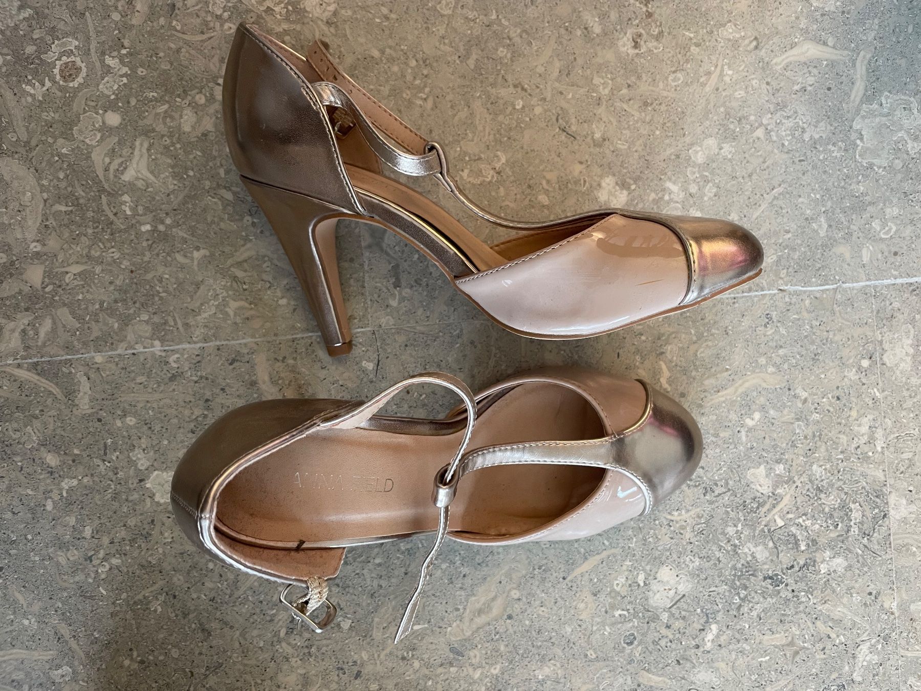 Anna Field Damenschuhe: Anna Field Pumpsin Rosé Gold – Gebraucht aus Zürich von Patici 1