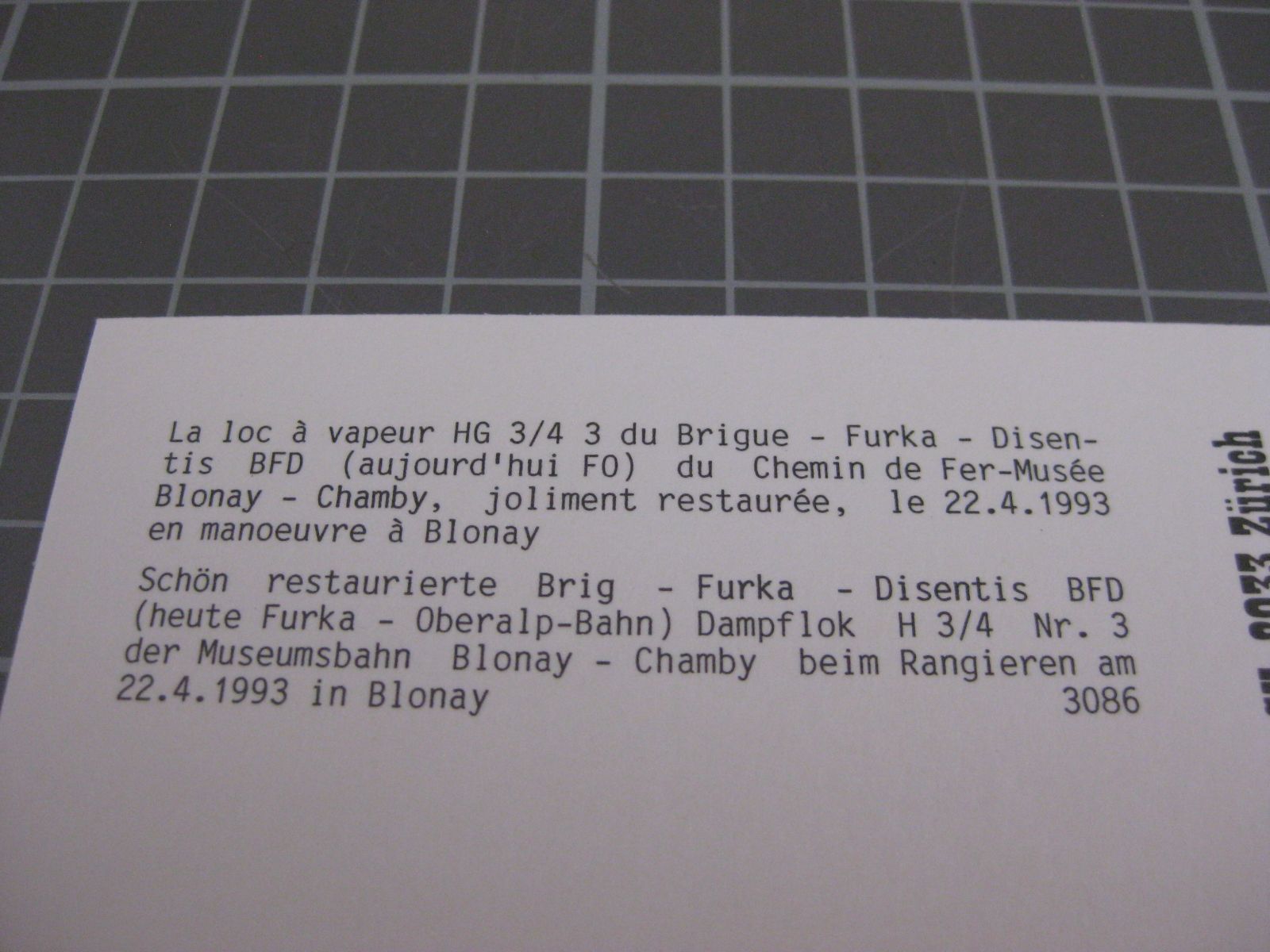 Cartoline postali: AK Blonay mit Dampflok – Nuovo (secondo la descrizione) da Malters venduto da Marosko 2