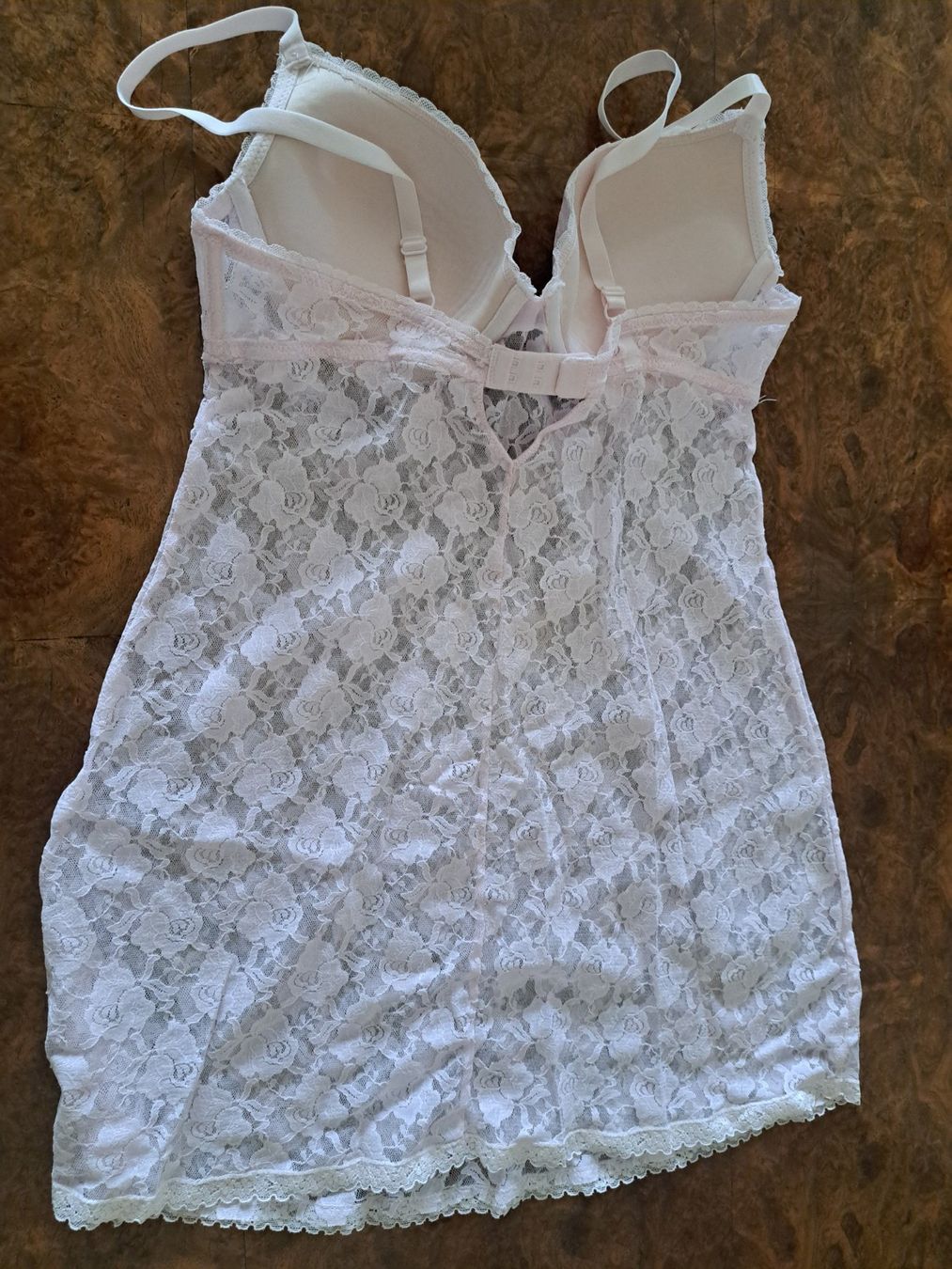 Altra biancheria intima: Spitzen Negligee Unterkleid rosa M/42 – Usato da Zürich venduto da katalinw 1