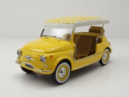 Fiat 500 Jolly Strandwagen 1960-1965 gelb / weiss       1:18