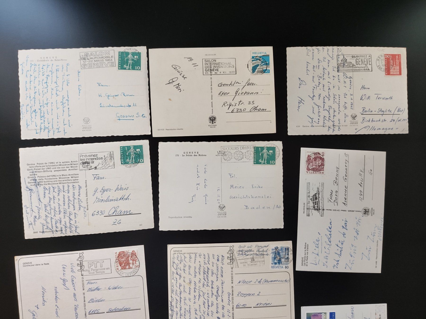 Cartoline postali: 10 AK Genf ab ca. 1964 – Usato da Ohmstal venduto da Lebensfreude05 2