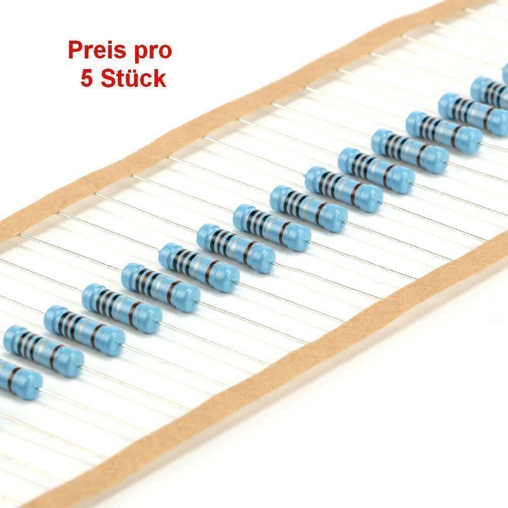 Componenti elettronici: Widerstände 1000 Ohm, 1kOhm, 2W, 5 Stk. – Nuovo (secondo la descrizione) da Luzern venduto da Salefactory
