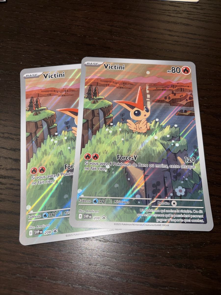 Pokémon Carte collezionabili: Carte Pokémon / 2 Jumbo Victini – Nuovo (secondo la descrizione) da Cugy FR venduto da K78