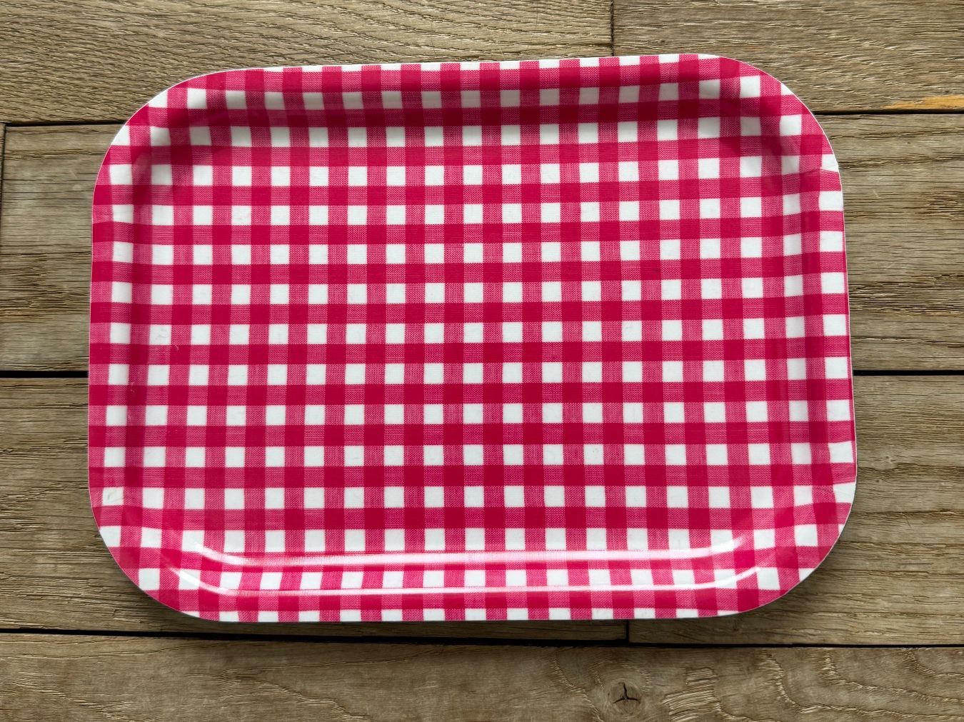 Dessous de verre: Matrix Tablett, himbeerrot/weiss kariert – D'occasion à Luzern par Mamutpe
