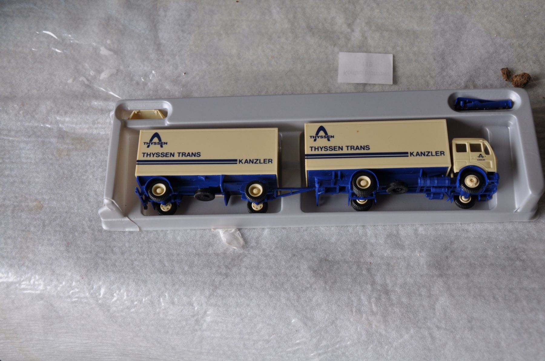 Herpa Modelleisenbahnen: Mercedes Lastwagen mit Anhänger – Neu und originalverpackt aus Ebnat-Kappel von Aallerlei