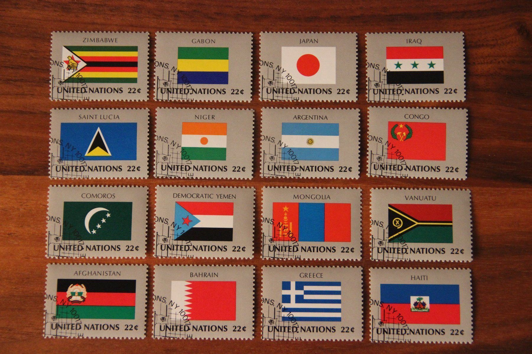 Tutti i francobolli: UN New York 1987 - Flags – Nuovo (secondo la descrizione) da Jona venduto da Southafrica07