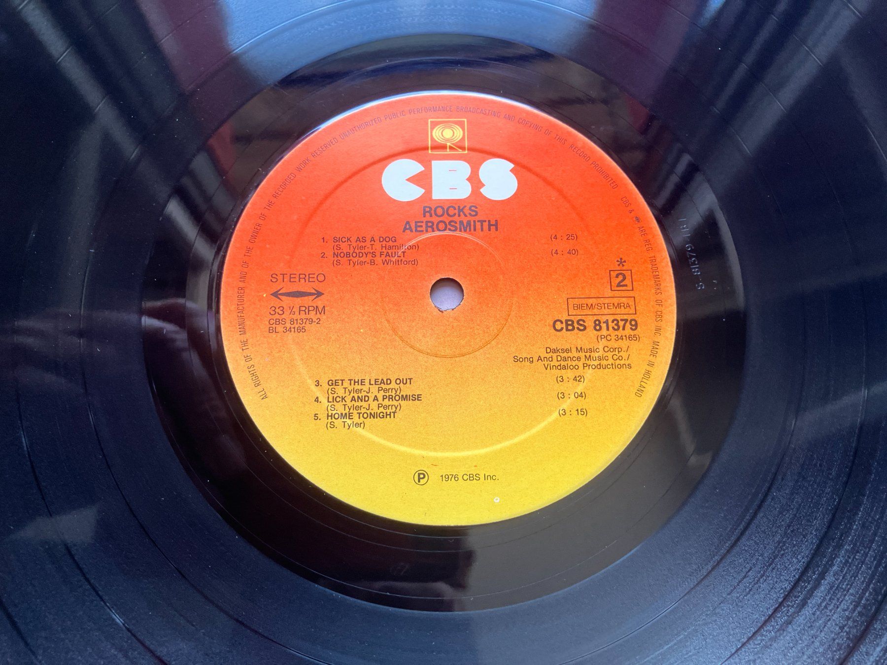 Vinyles: Aerosmith – D'occasion à Aarwangen par Jukebox3 8