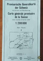 Cartes suisse géographique ancienne