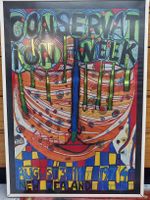 Hundertwasser Bild gerahmt 1974 New Zealand