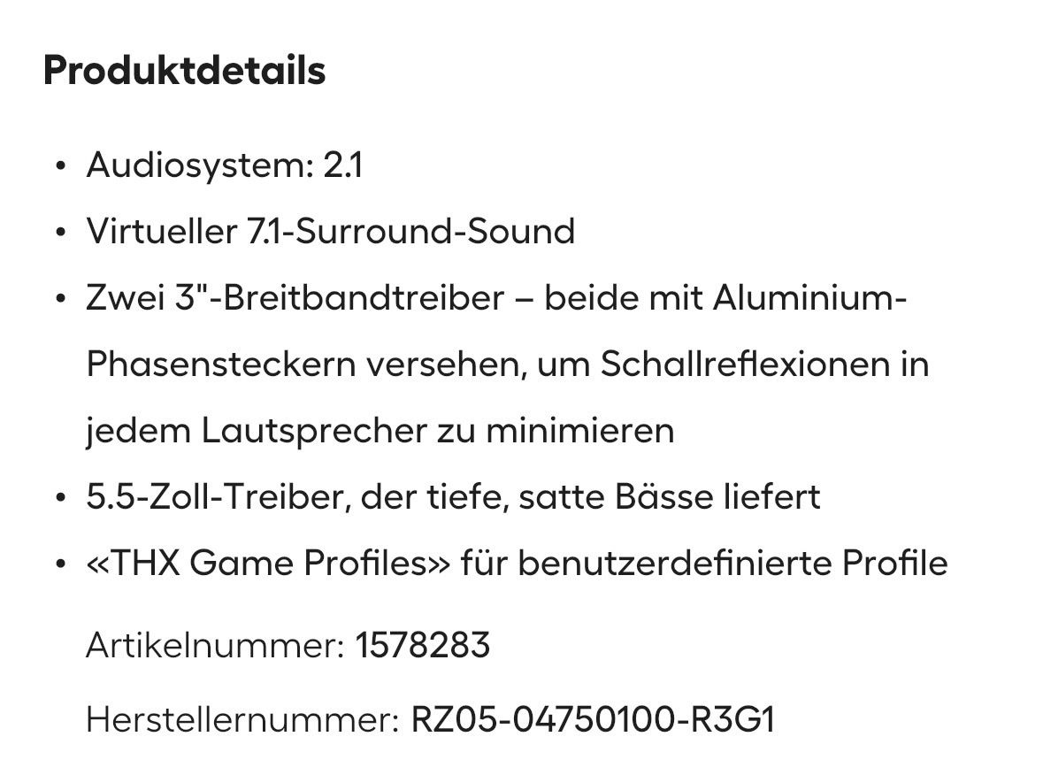 Razer Casse acustiche: Razer Nommo V2  PC Lautsprecher mit Subwoofer – Usato da Winterthur venduto da dar_l6hy 8