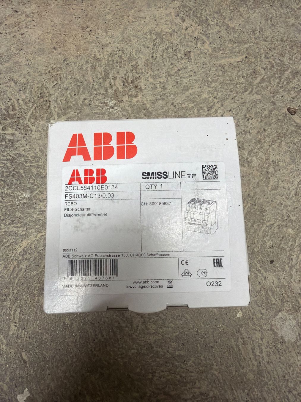 ABB Interrupteurs: ABB FI/LS Schalter Neu – D'occasion à Safenwil par ins_6ntm