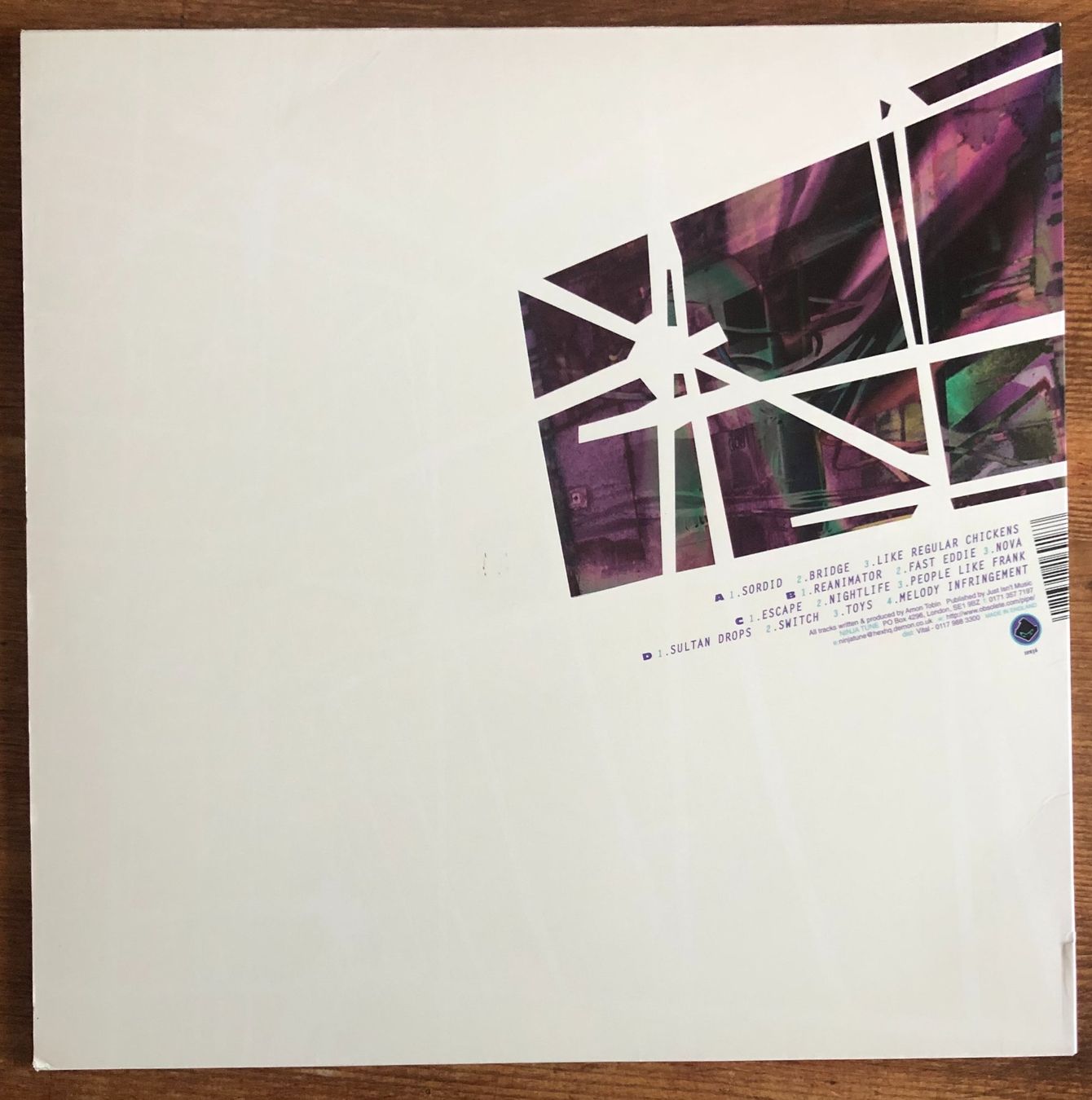 Dischi in vinile: Amon Tobin – Permutation 2LP, Breakbeat, DnB, Trip Hop – Usato da Luzern venduto da Schlafenicht00 1