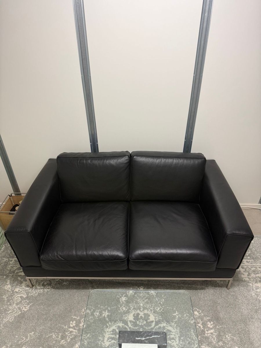 Sofas: Schwarzes Ledersofa – Gebraucht aus Pfaffhausen von marlymota 3