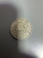 1 Franken 1957 Schweiz Münze guter Zustand