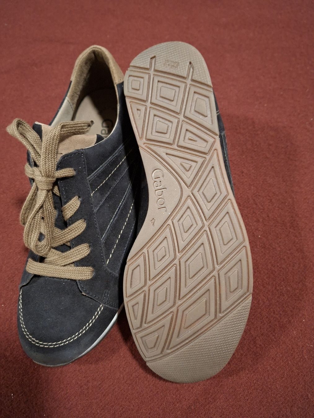 Gabor Scarpe da donna: Gabor Leder Sneaker Neu Gr. 4/37, schwarz  – Nuovo e nell'imballaggio originale da Wolfhalden venduto da Irma-s-best 3