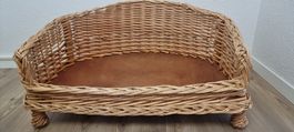 Hundebett aus Rattan, Tierbett, Top Zustand!
