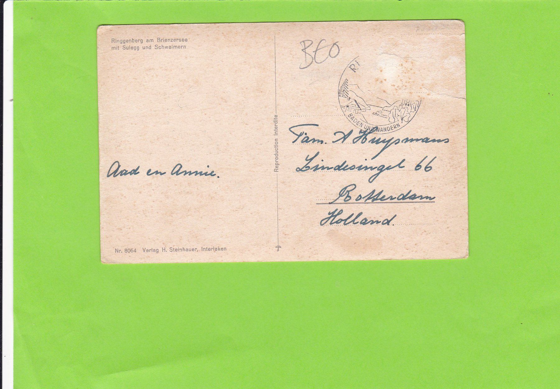 Cartes postales: Ringgenberg am Brienzersee – D'occasion à St. Peterzell par neckertal 1